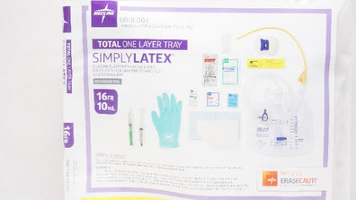 Medline URO1701160  Urologic Simply Latex Drainage Bag 16Fr 10mL (X)